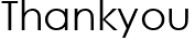 Thankyou